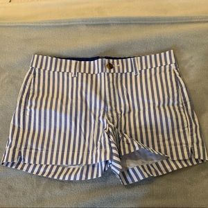 Old Navy Everyday Short blue &white striped shorts